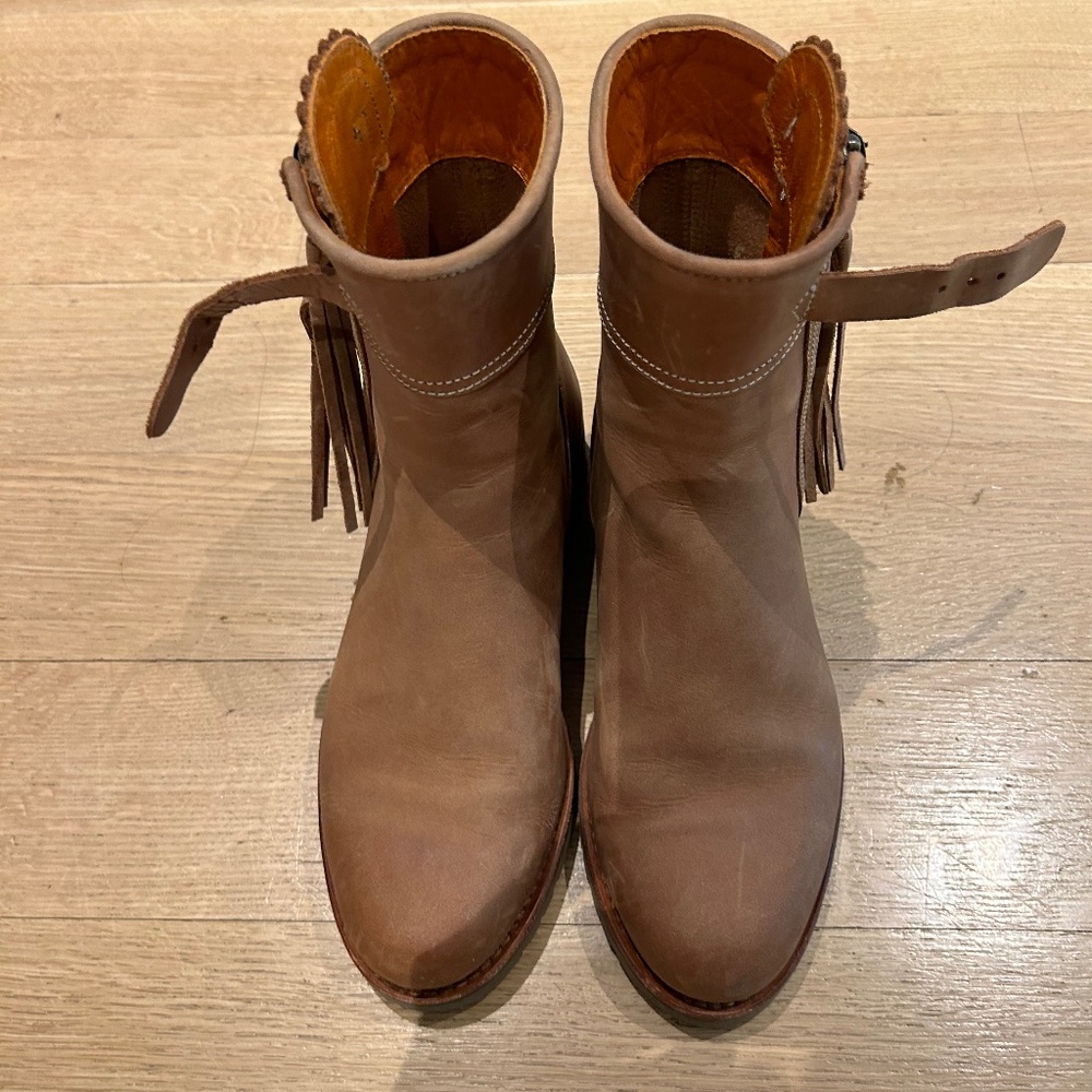 Penelope Chilvers Cropped Tassel Boots 37